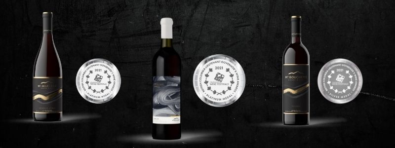 Mt. Boucherie Estate Winery Platinum Awards 2021
